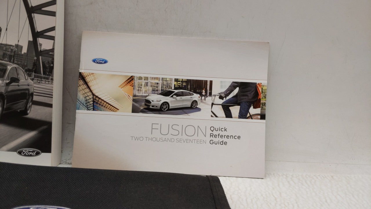 2017 Ford Fusion Owners Manual Book Guide OEM Used Auto Parts - Oemusedautoparts1.com