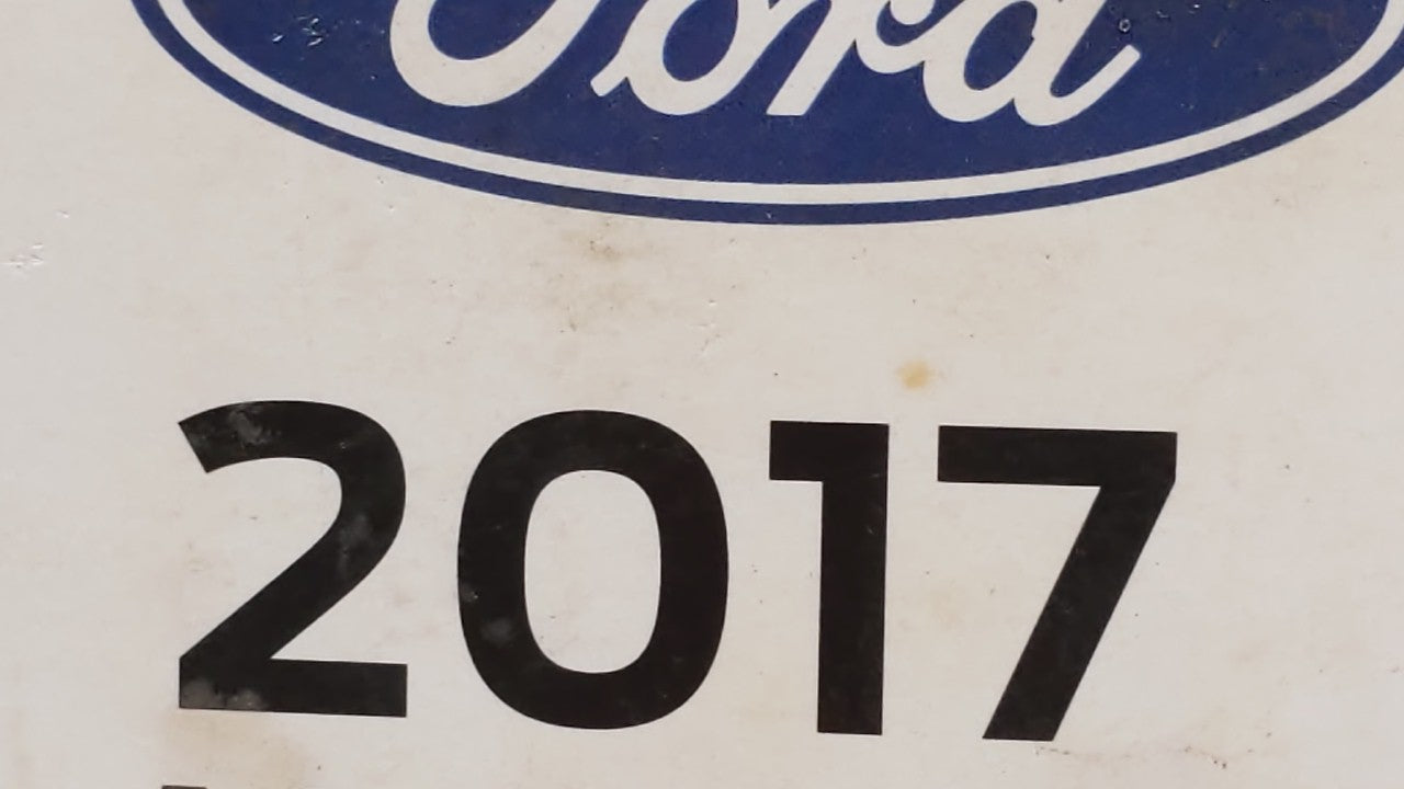 2017 Ford Fusion Owners Manual Book Guide OEM Used Auto Parts - Oemusedautoparts1.com