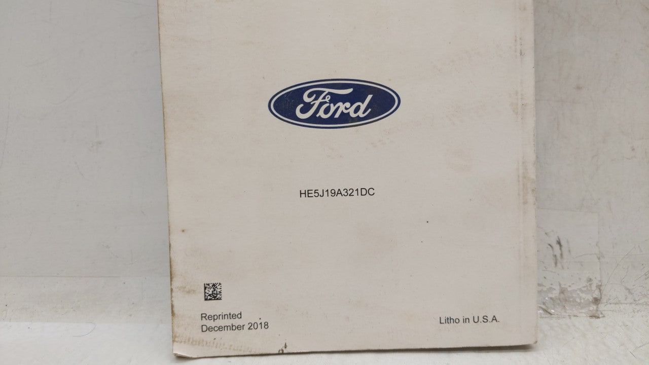 2017 Ford Fusion Owners Manual Book Guide OEM Used Auto Parts - Oemusedautoparts1.com