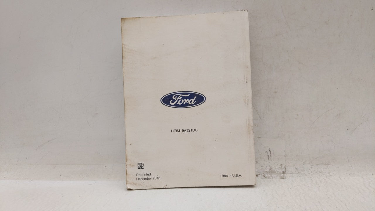 2017 Ford Fusion Owners Manual Book Guide OEM Used Auto Parts - Oemusedautoparts1.com