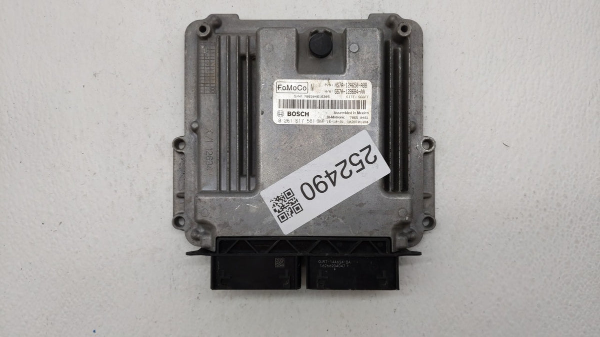 2017-2019 Ford Fusion PCM Engine Control Computer ECU ECM PCU OEM P/N:KS7A-12A650-BCA HS7A-12A650-ABB Fits 2017 2018 2019 OE