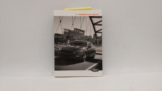 2017 Ford Fusion Owners Manual Book Guide OEM Used Auto Parts - Oemusedautoparts1.com