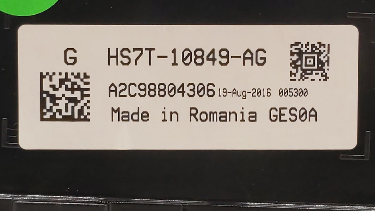 2017 Ford Fusion Instrument Cluster Speedometer Gauges P/N:HS7T-10849-AG Fits OEM Used Auto Parts - Oemusedautoparts1.com