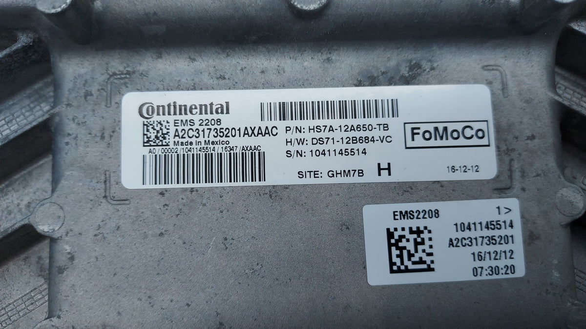2017-2020 Ford Fusion PCM Engine Control Computer ECU ECM PCU OEM P/N:DS71-12B684-VC Fits 2014 2015 2016 2017 2018 2019 2020