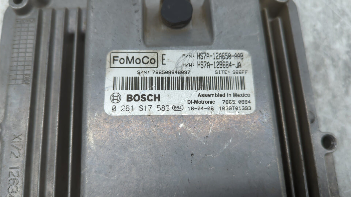 2017-2020 Ford Fusion PCM Engine Control Computer ECU ECM PCU OEM P/N:HS7A-12B684-JA HP5A-12A650-AGB Fits Fits 2017 2018 201