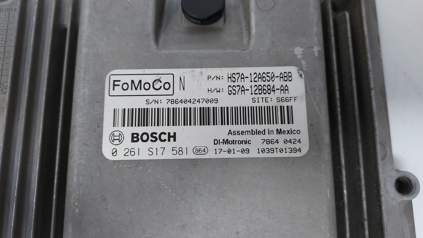 2017-2019 Ford Fusion PCM Engine Control Computer ECU ECM PCU OEM P/N:KS7A-12A650-BCA HS7A-12A650-ABB Fits Fits 2017 2018 20