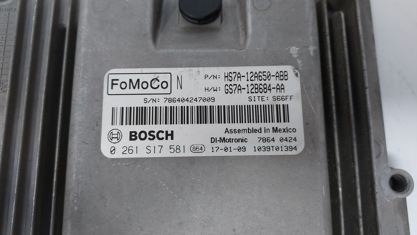 2017-2019 Ford Fusion PCM Engine Control Computer ECU ECM PCU OEM P/N:KS7A-12A650-BCA HS7A-12A650-ABB Fits Fits 2017 2018 20