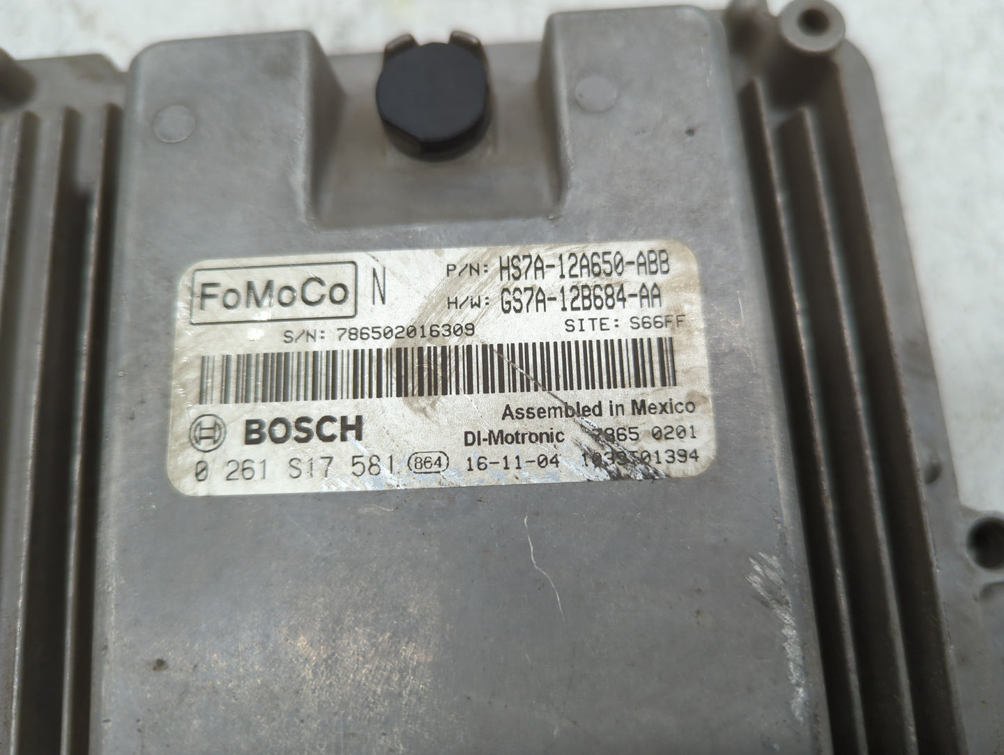 2017-2019 Ford Fusion PCM Engine Control Computer ECU ECM PCU OEM P/N:KS7A-12A650-BCA HS7A-12A650-ABB Fits Fits 2017 2018 20