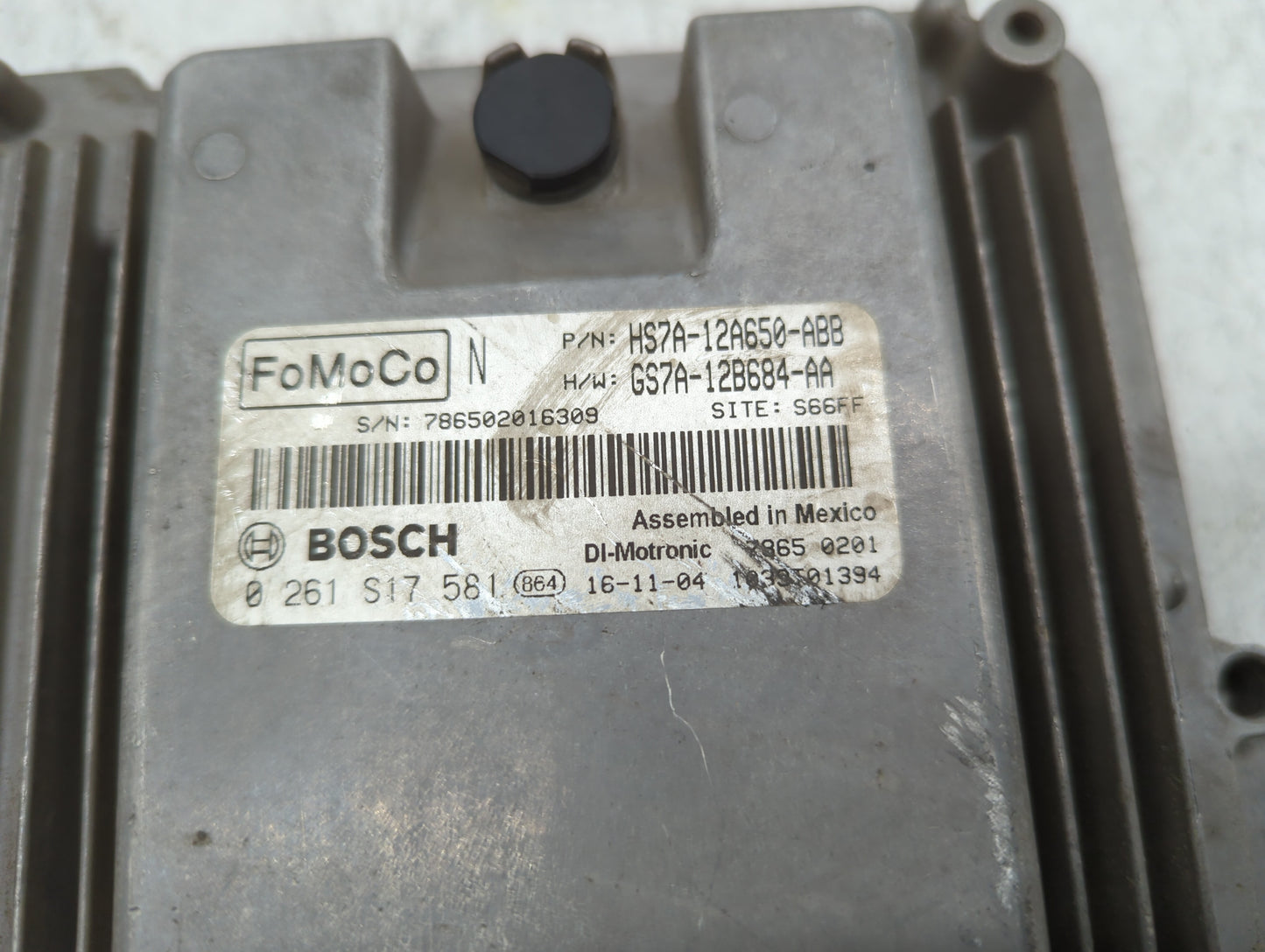 2017-2019 Ford Fusion PCM Engine Control Computer ECU ECM PCU OEM P/N:KS7A-12A650-BCA HS7A-12A650-ABB Fits Fits 2017 2018 20