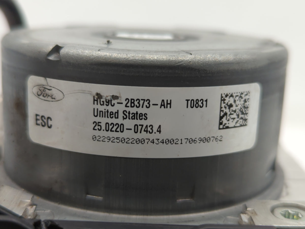 2017-2018 Ford Fusion Anti-Lock Brake ABS Pump Module Actuator OEM P/N:HG9C-2B373-AH HG9C-2B373-CF Fits Fits 2017 2018 OEM U