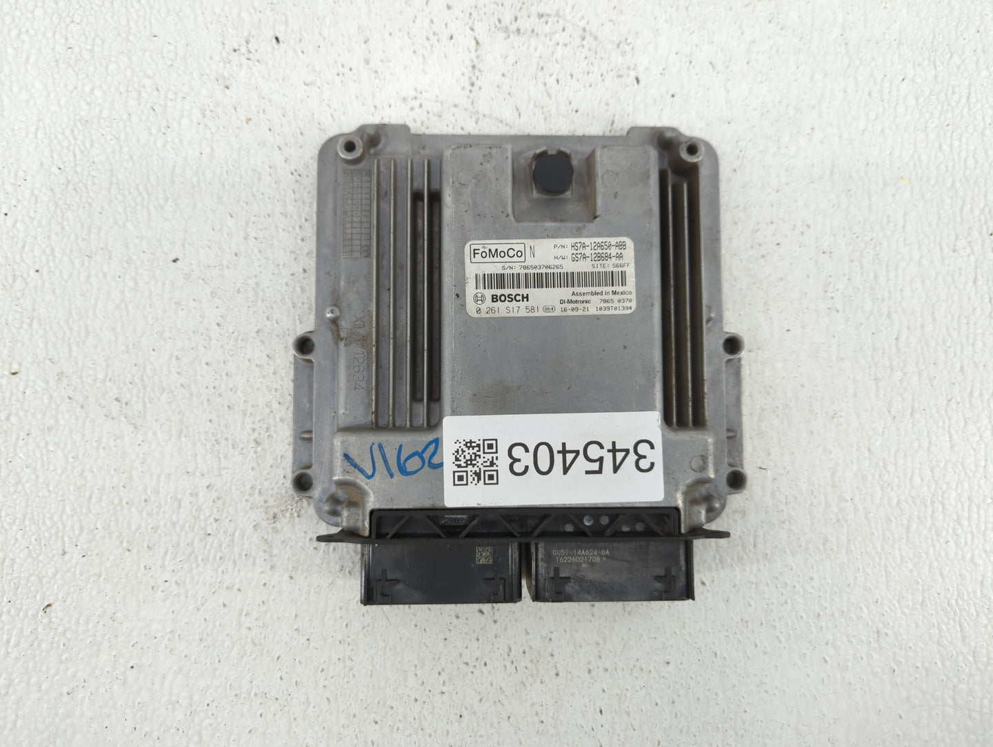 2017-2019 Ford Fusion PCM Engine Control Computer ECU ECM PCU OEM P/N:KS7A-12A650-BCA HS7A-12A650-ABB Fits Fits 2017 2018 20