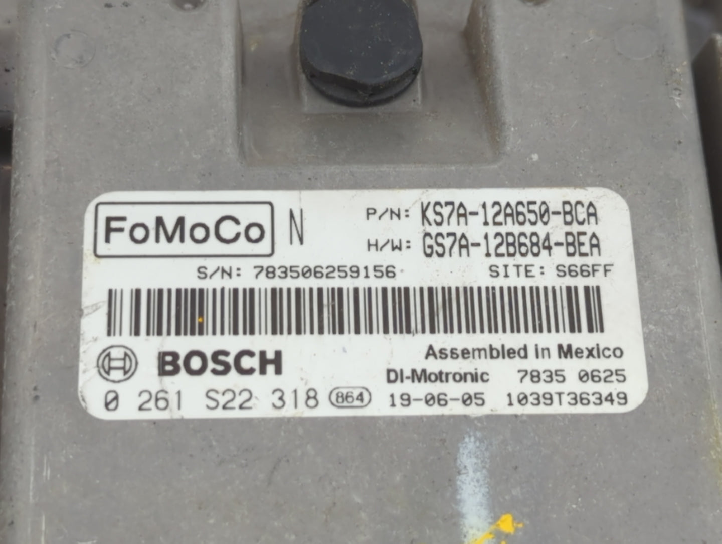2017-2019 Ford Fusion PCM Engine Control Computer ECU ECM PCU OEM P/N:RMGS7A-12A650-AA KS7A-12A650-BCA Fits Fits 2017 2018 2