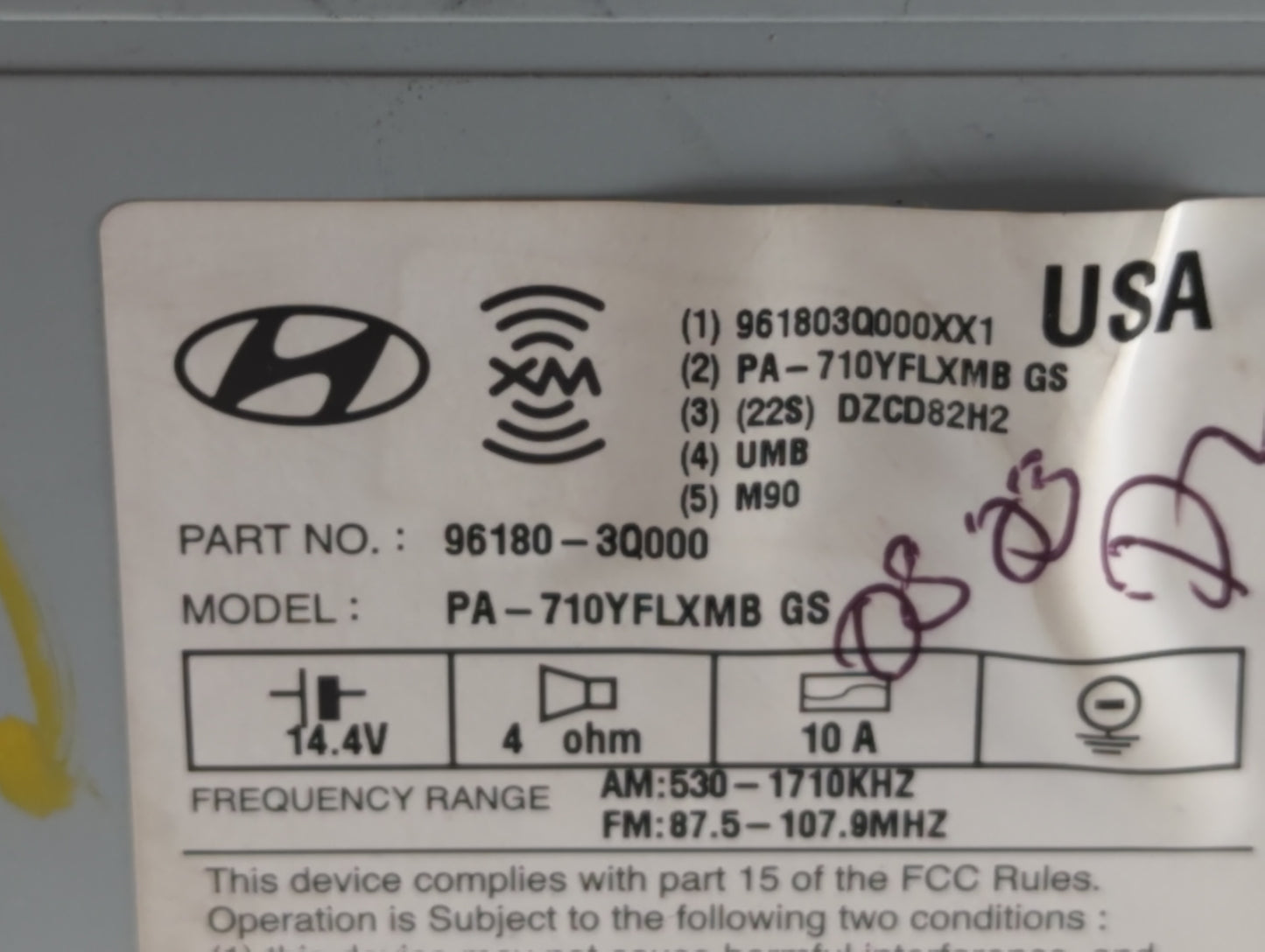 2017-2020 Ford Fusion Am Fm Cd Player Radio Receiver - Oemusedautoparts1.com