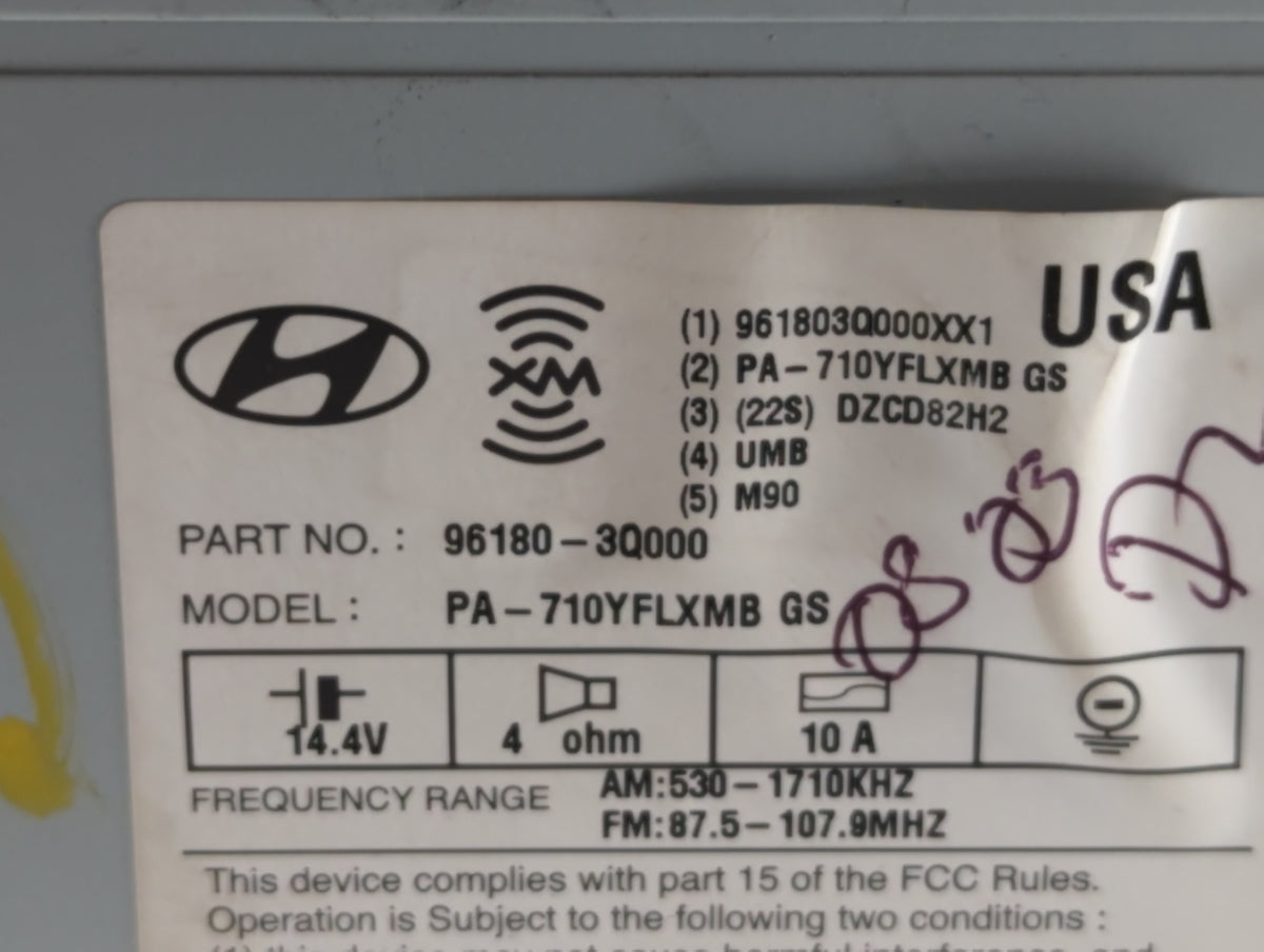 2017-2020 Ford Fusion Am Fm Cd Player Radio Receiver 387615 - Oemusedautoparts1.com
