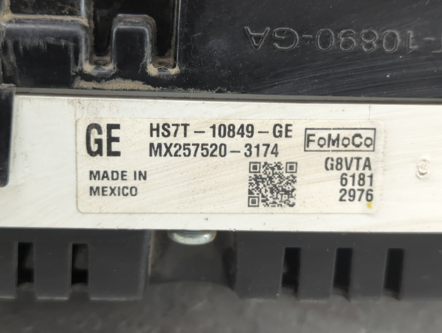 2017 Ford Fusion Instrument Cluster Speedometer Gauges P/N:HS7T-10849-GF HS7T-10849-GE Fits OEM Used Auto Parts - Oemusedaut