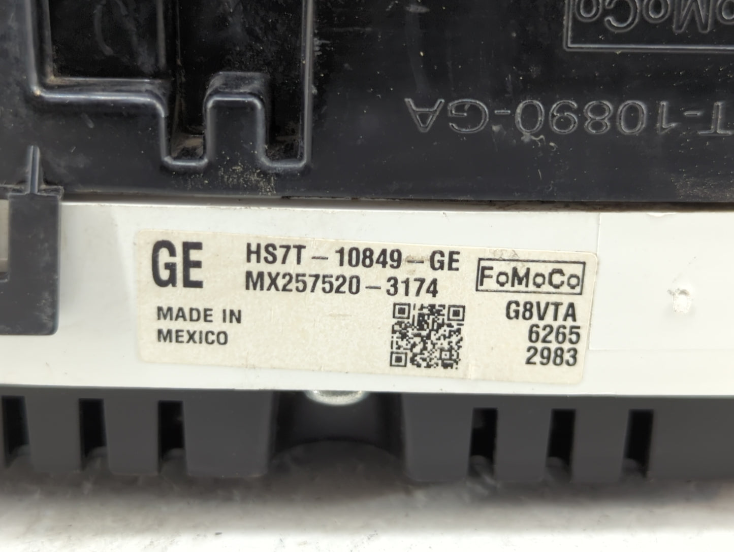 2017 Ford Fusion Instrument Cluster Speedometer Gauges P/N:HS7T-10849-GF HS7T-10849-GE Fits OEM Used Auto Parts - Oemusedaut