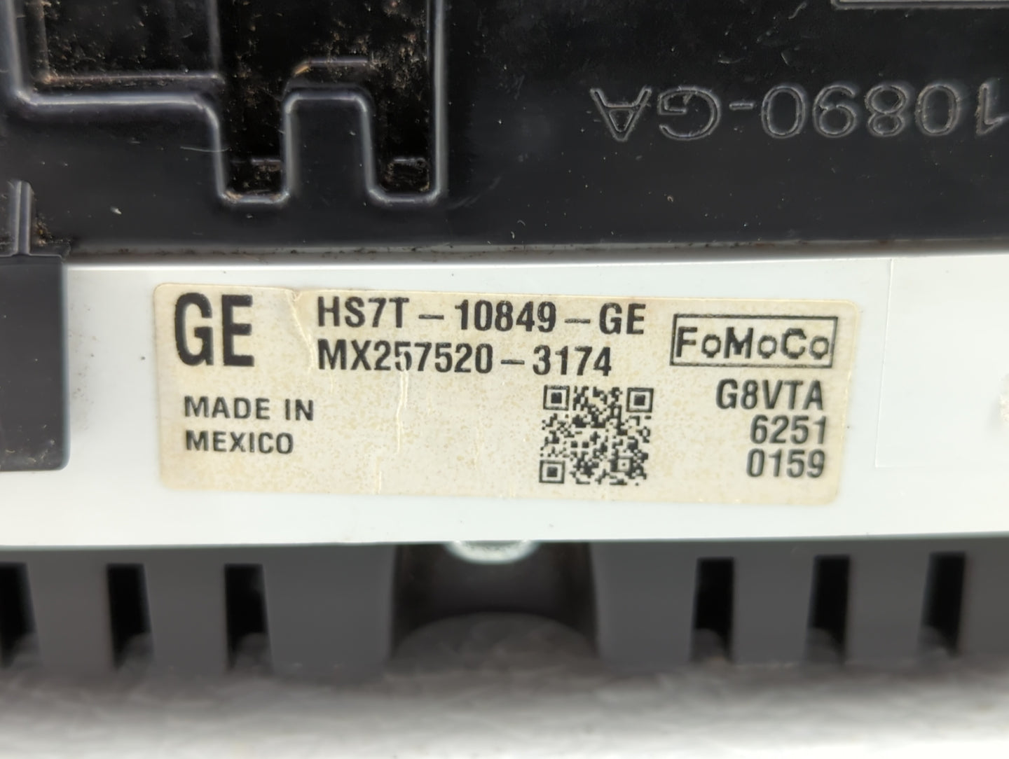 2017 Ford Fusion Instrument Cluster Speedometer Gauges P/N:HS7T-10849-GF HS7T-10849-GE Fits OEM Used Auto Parts - Oemusedaut