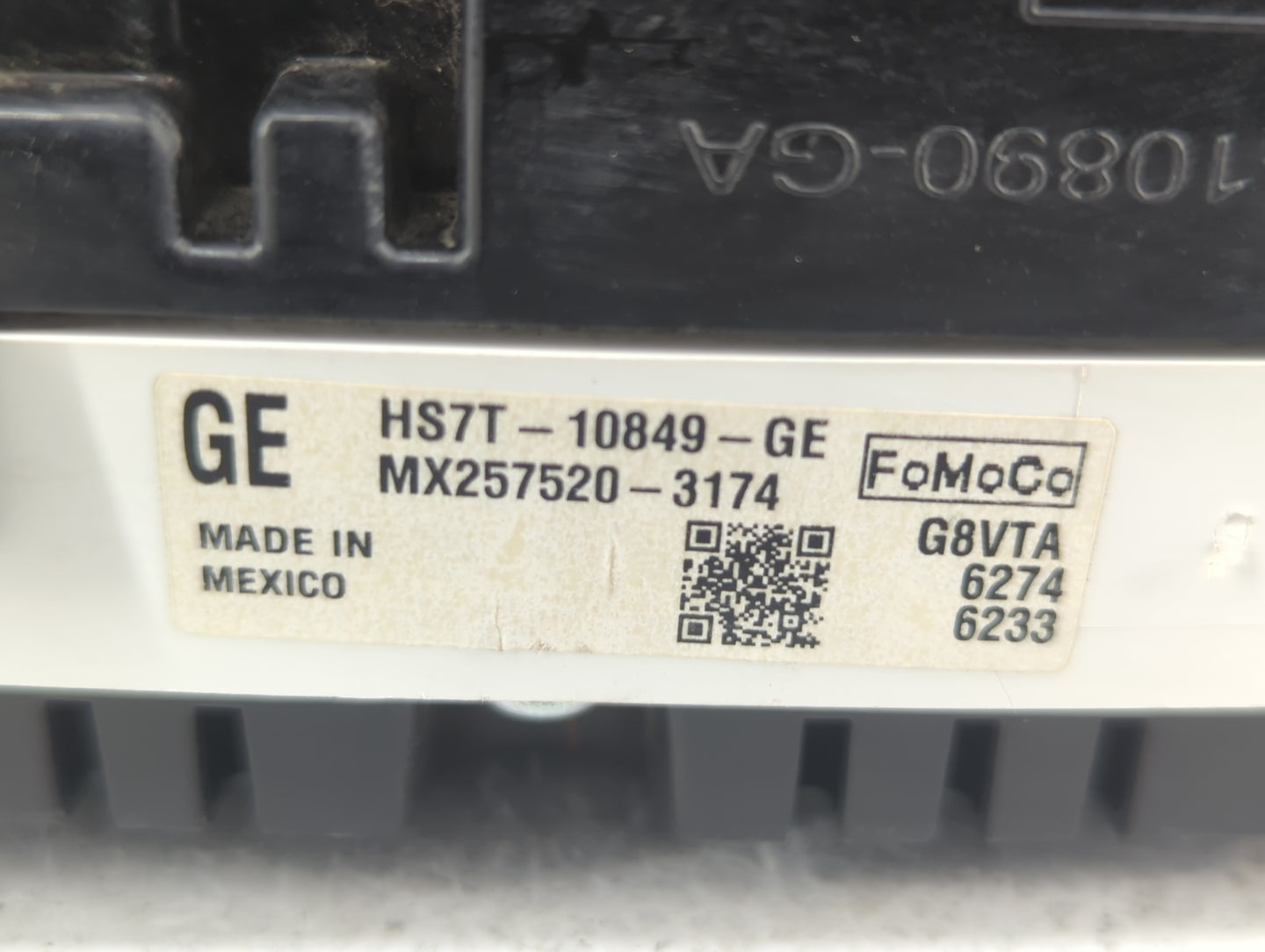 2017 Ford Fusion Instrument Cluster Speedometer Gauges P/N:HS7T-10849-GF HS7T-10849-GE Fits OEM Used Auto Parts - Oemusedaut