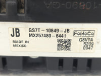 2016 Ford Fusion Instrument Cluster Speedometer Gauges P/N:GS7T-10849-JA GS7T-10849-JC, GS7T-10849-JB Miles: Fits OEM Used A