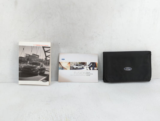 2017 Ford Fusion Owners Manual Book Guide OEM Used Auto Parts - Oemusedautoparts1.com