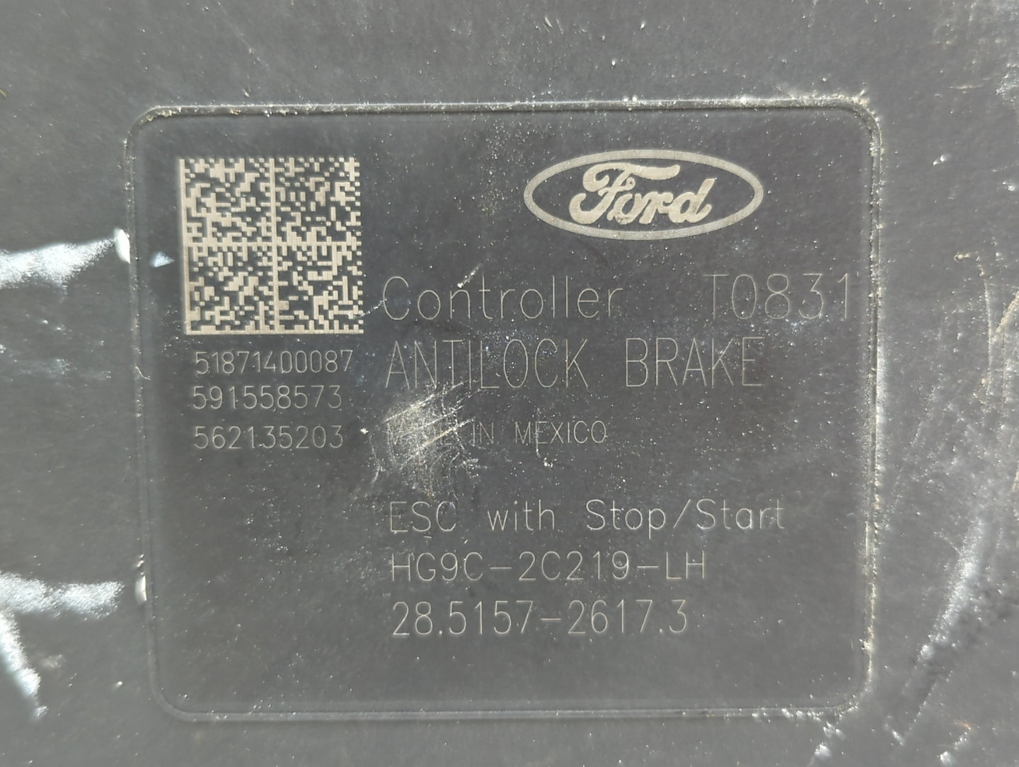 2017-2018 Ford Fusion ABS Pump Control Module Replacement P/N:HG9C-2B373-BG HG9C-2C219-LG, HG9C-2B373-BH Fits Fits 2017 2018