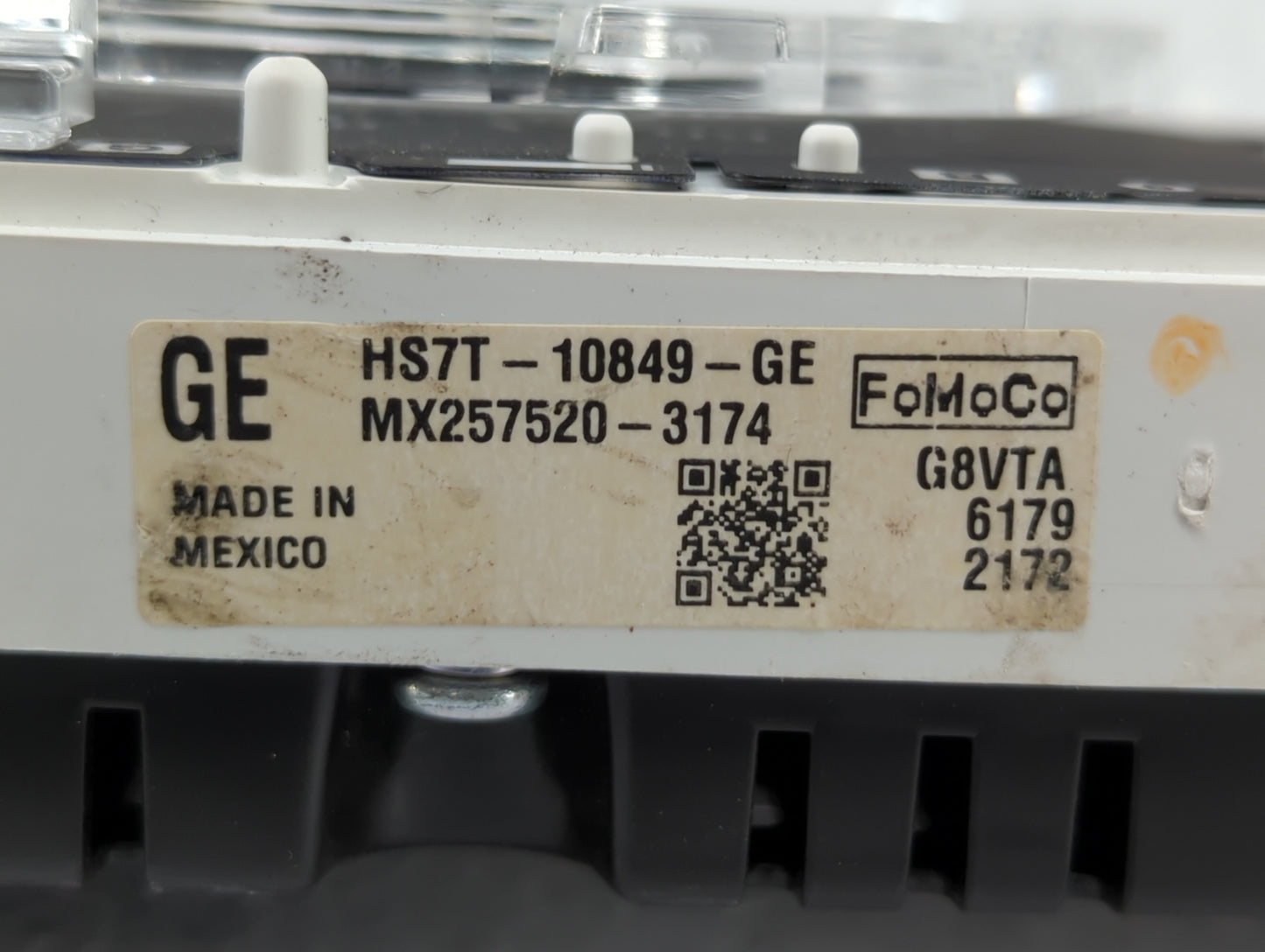 2017 Ford Fusion Instrument Cluster Speedometer Gauges P/N:HS7T-10849-GE Fits OEM Used Auto Parts - Oemusedautoparts1.com