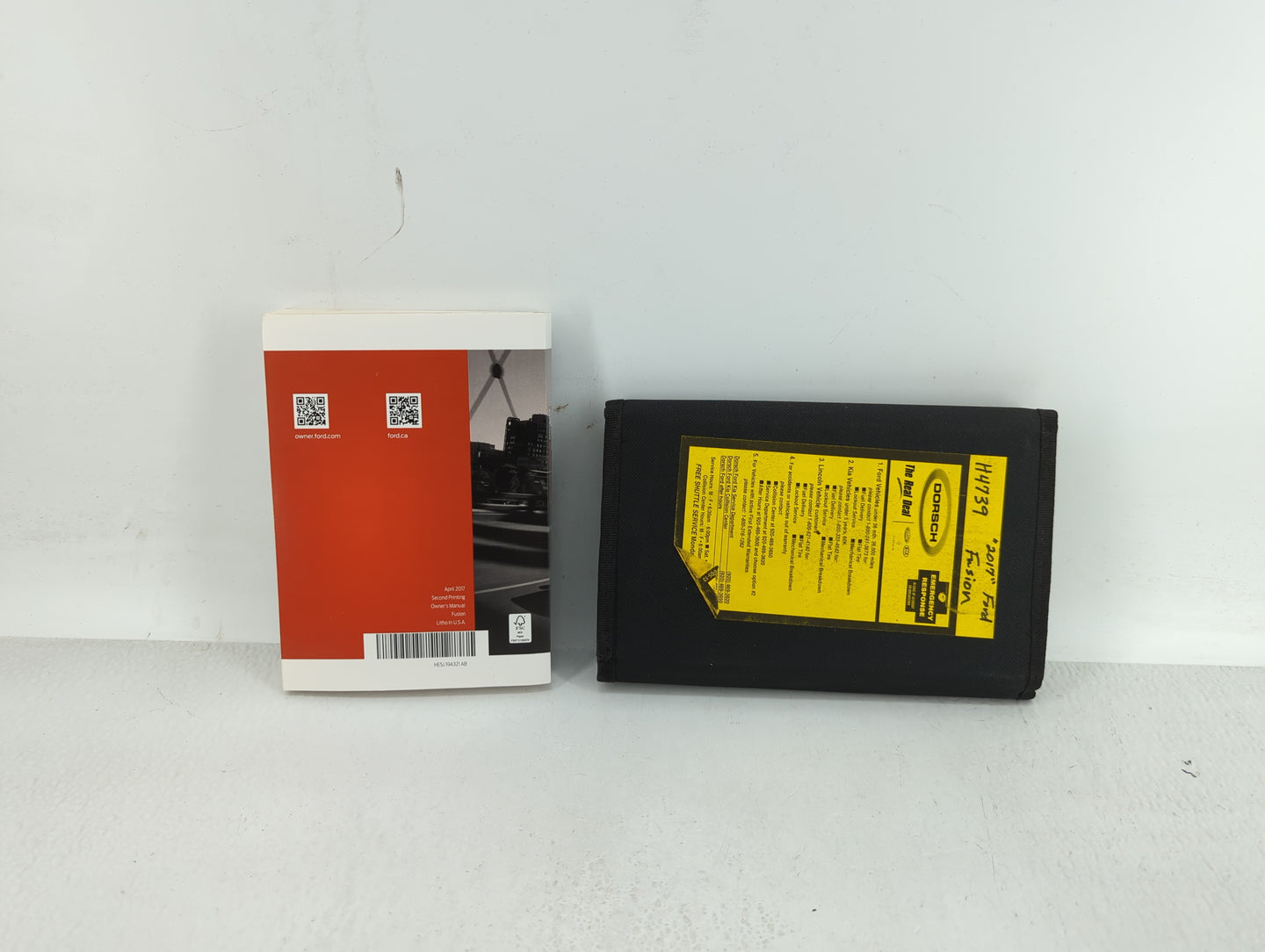2017 Ford Fusion Owners Manual Book Guide OEM Used Auto Parts - Oemusedautoparts1.com