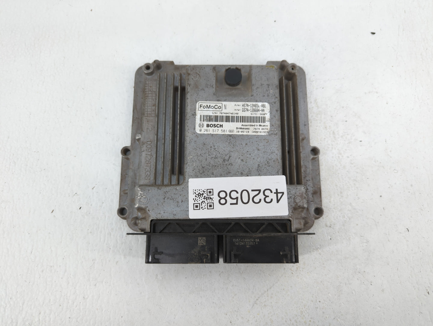 2017-2019 Ford Fusion PCM Engine Control Computer ECU ECM PCU OEM P/N:KS7A-12A650-BCA HS7A-12A650-ABB Fits Fits 2017 2018 20