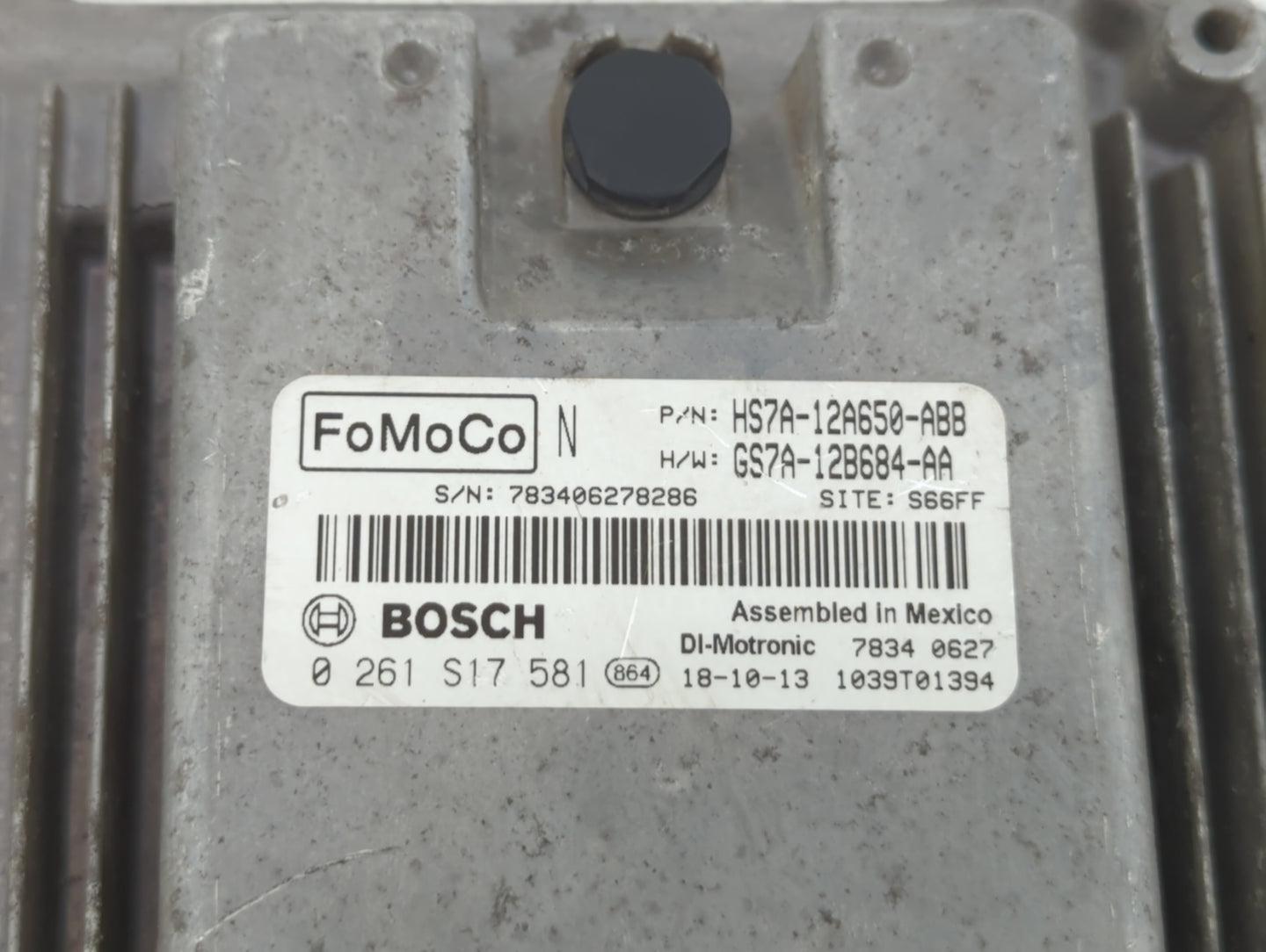 2017-2019 Ford Fusion PCM Engine Control Computer ECU ECM PCU OEM P/N:KS7A-12A650-BCA HS7A-12A650-ABB Fits Fits 2017 2018 20