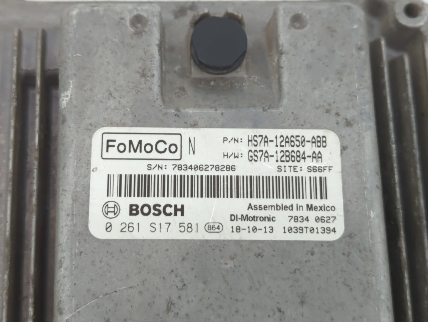 2017-2019 Ford Fusion PCM Engine Control Computer ECU ECM PCU OEM P/N:KS7A-12A650-BCA HS7A-12A650-ABB Fits Fits 2017 2018 20