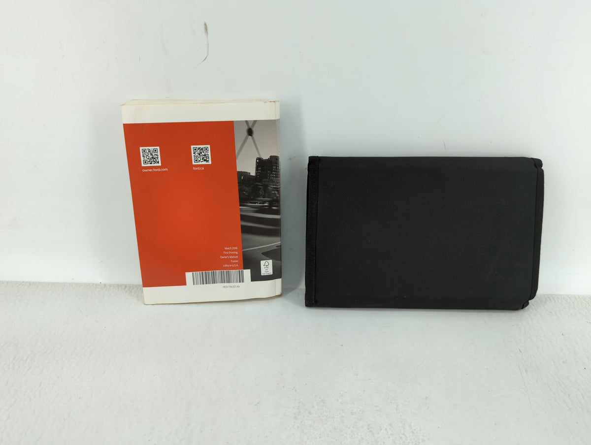 2017 Ford Fusion Owners Manual Book Guide OEM Used Auto Parts - Oemusedautoparts1.com