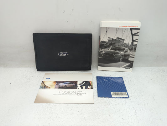 2017 Ford Fusion Owners Manual Book Guide OEM Used Auto Parts - Oemusedautoparts1.com