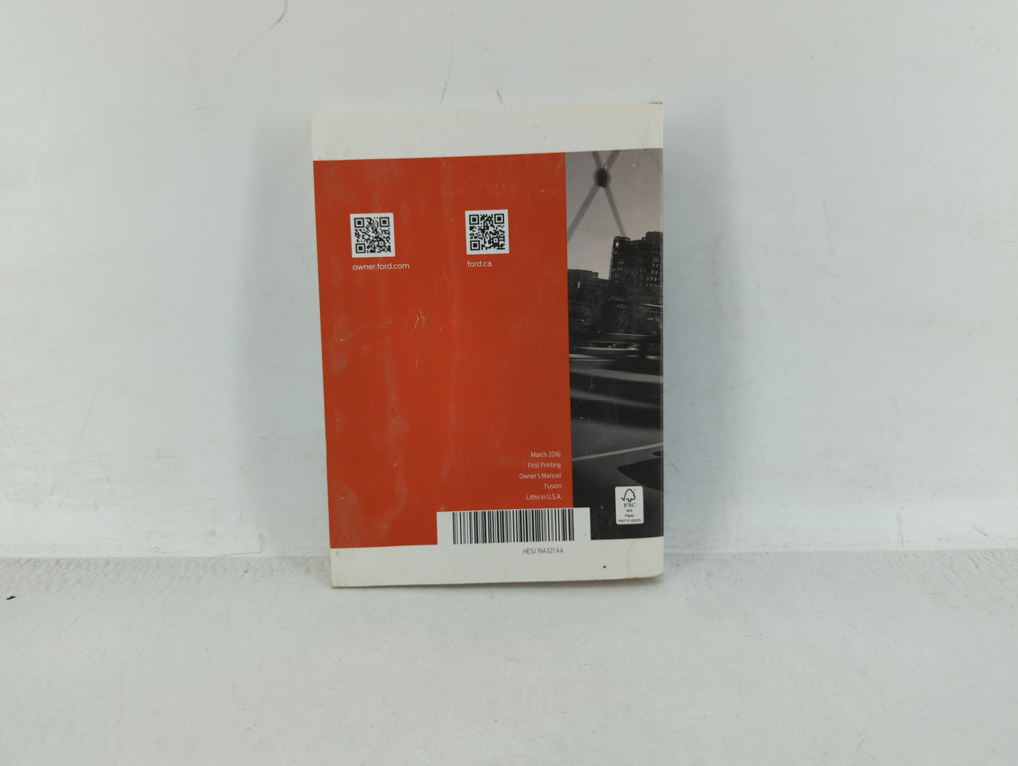 2017 Ford Fusion Owners Manual Book Guide OEM Used Auto Parts - Oemusedautoparts1.com