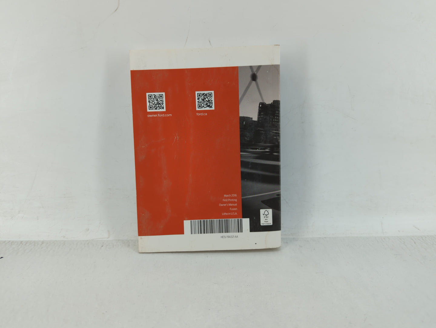 2017 Ford Fusion Owners Manual Book Guide OEM Used Auto Parts - Oemusedautoparts1.com