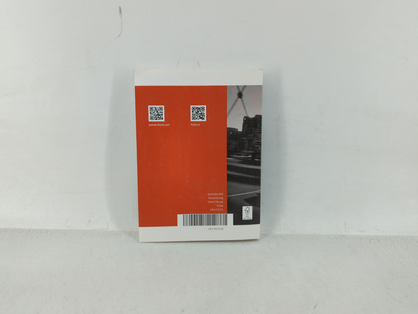 2017 Ford Fusion Owners Manual Book Guide OEM Used Auto Parts - Oemusedautoparts1.com