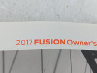 2017 Ford Fusion Owners Manual Book Guide OEM Used Auto Parts - Oemusedautoparts1.com