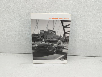 2017 Ford Fusion Owners Manual Book Guide OEM Used Auto Parts - Oemusedautoparts1.com