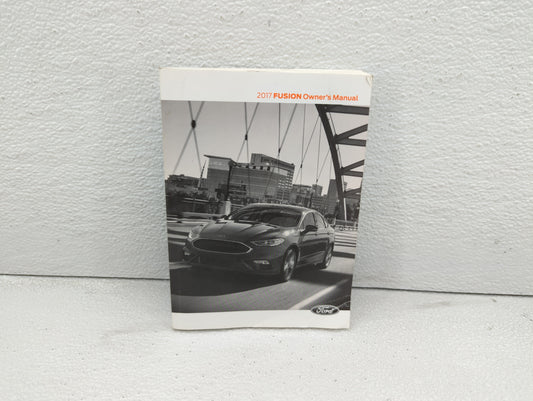 2017 Ford Fusion Owners Manual Book Guide OEM Used Auto Parts - Oemusedautoparts1.com
