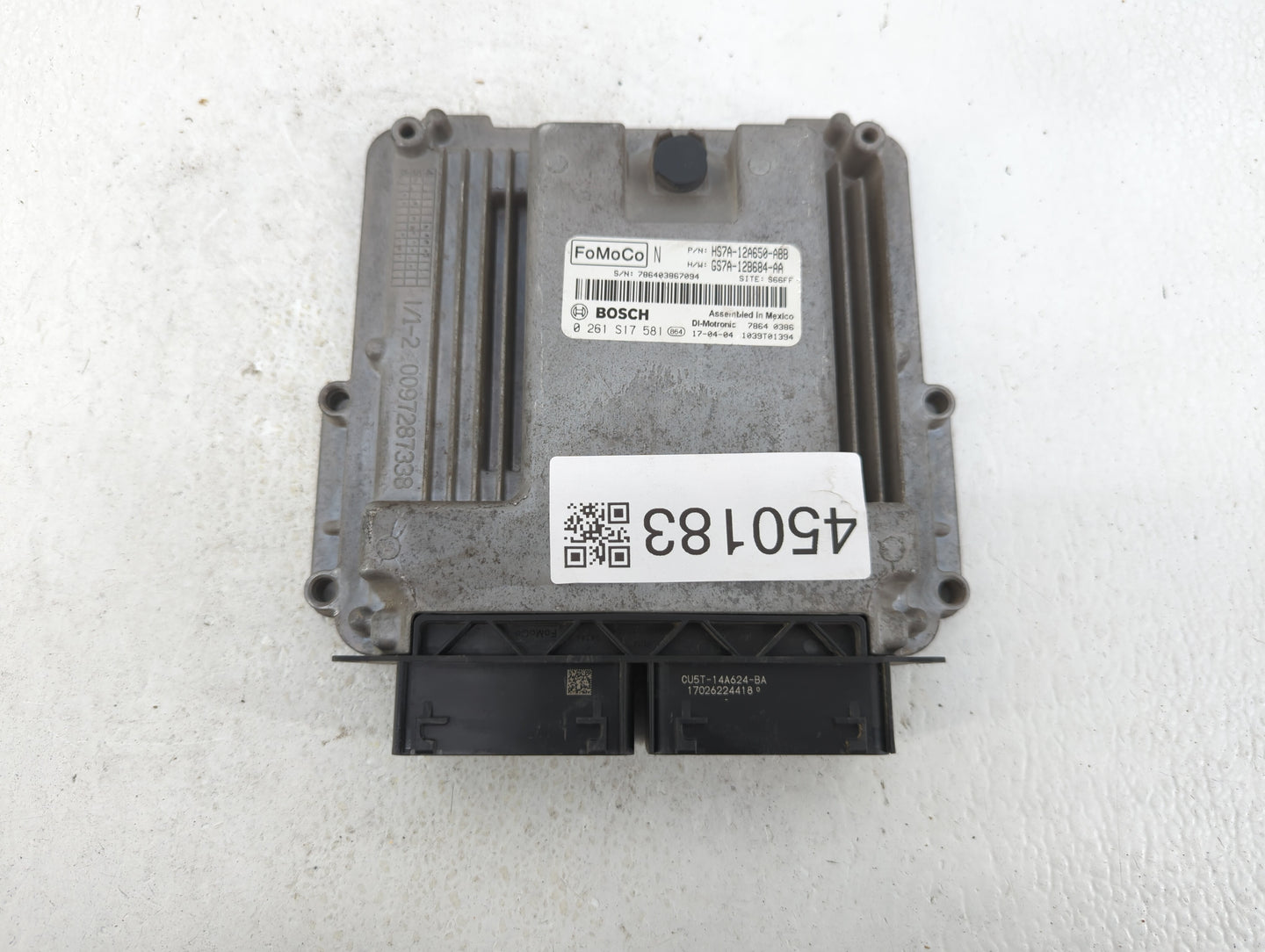 2017-2019 Ford Fusion PCM Engine Control Computer ECU ECM PCU OEM P/N:KS7A-12A650-BCA HS7A-12A650-ABB Fits Fits 2017 2018 20