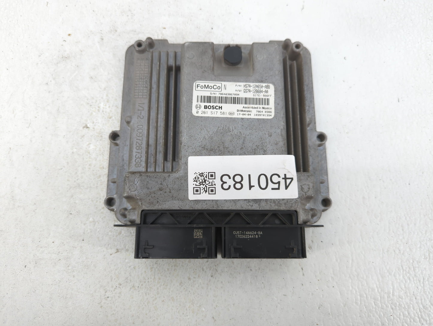 2017-2019 Ford Fusion PCM Engine Control Computer ECU ECM PCU OEM P/N:KS7A-12A650-BCA HS7A-12A650-ABB Fits Fits 2017 2018 20