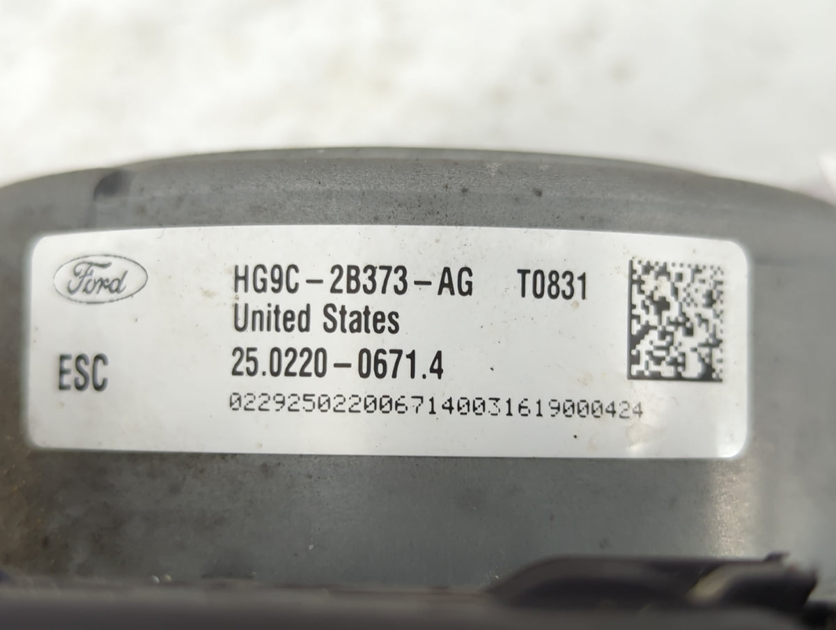 2017-2018 Ford Fusion Anti-Lock Brake ABS Pump Module Actuator OEM P/N:HG9C-2B373-CG HG9C-2B373-CH Fits Fits 2017 2018 OEM U
