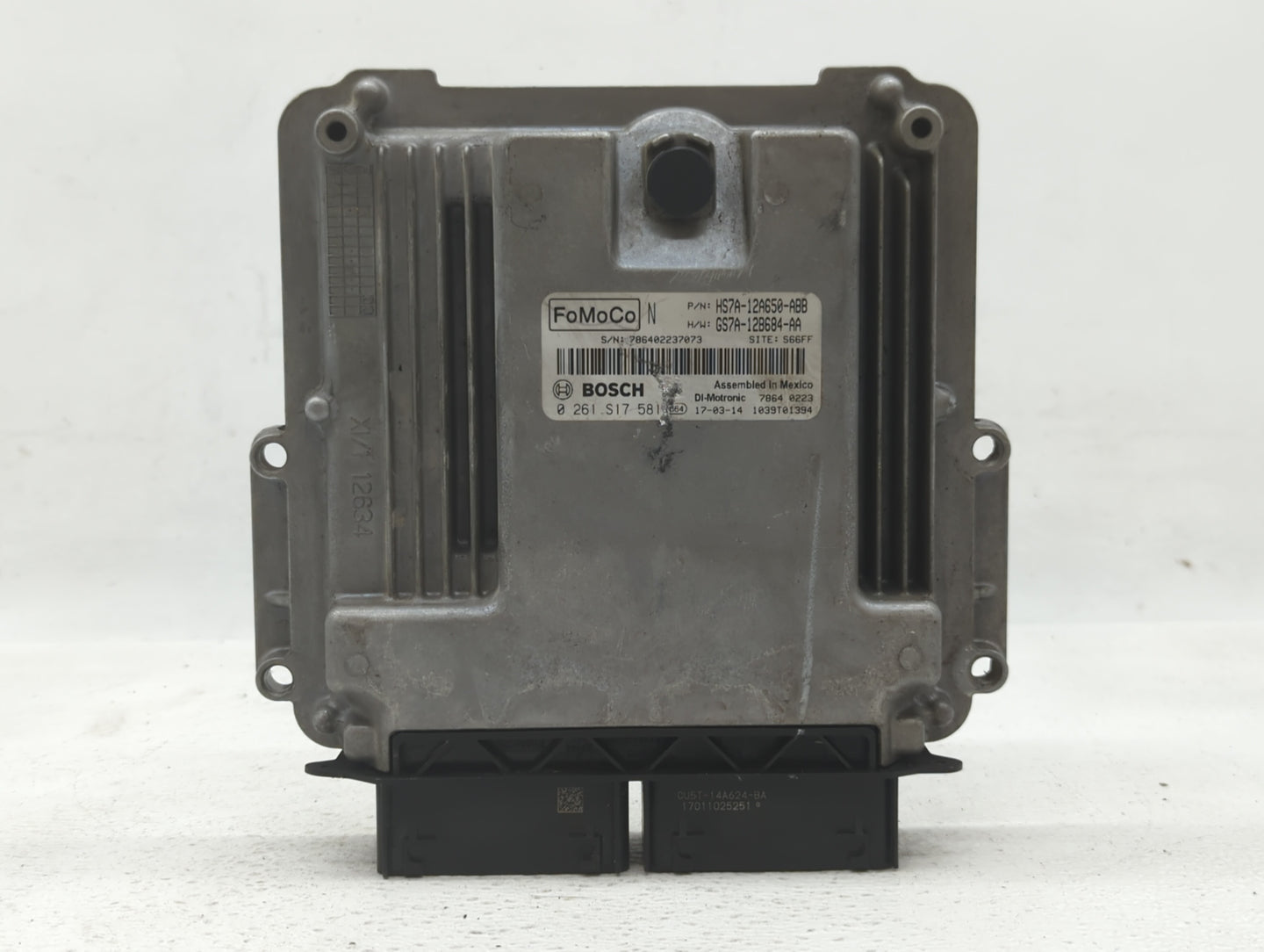 2017-2019 Ford Fusion PCM Engine Control Computer ECU ECM PCU OEM P/N:KS7A-12A650-BCA HS7A-12A650-ABB Fits Fits 2017 2018 20