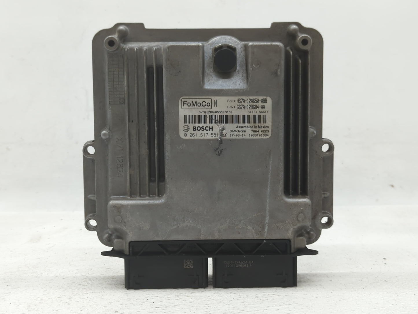 2017-2019 Ford Fusion PCM Engine Control Computer ECU ECM PCU OEM P/N:KS7A-12A650-BCA HS7A-12A650-ABB Fits Fits 2017 2018 20