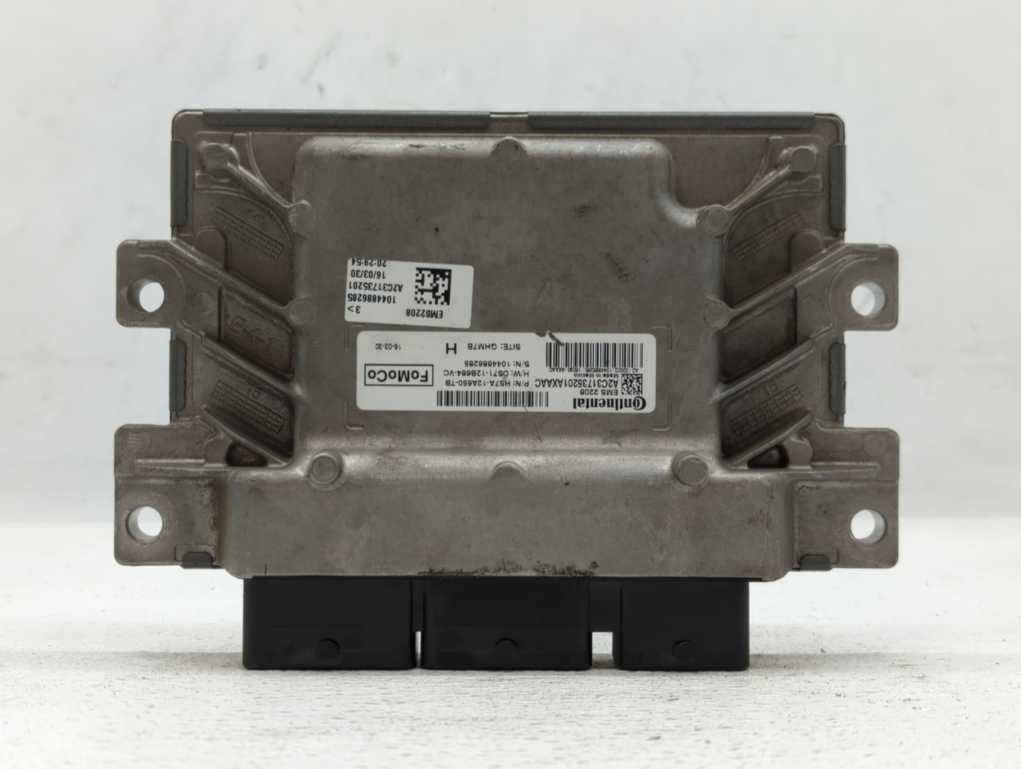 2017-2020 Ford Fusion PCM Engine Control Computer ECU ECM PCU OEM P/N:HS7A-12A650-TB HM5A-12A650-BB Fits OEM Used Auto Parts
