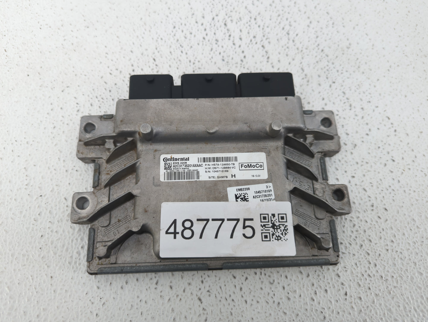 2017-2020 Ford Fusion PCM Engine Control Computer ECU ECM PCU OEM P/N:HS7A-12A650-TB HM5A-12A650-BB Fits OEM Used Auto Parts
