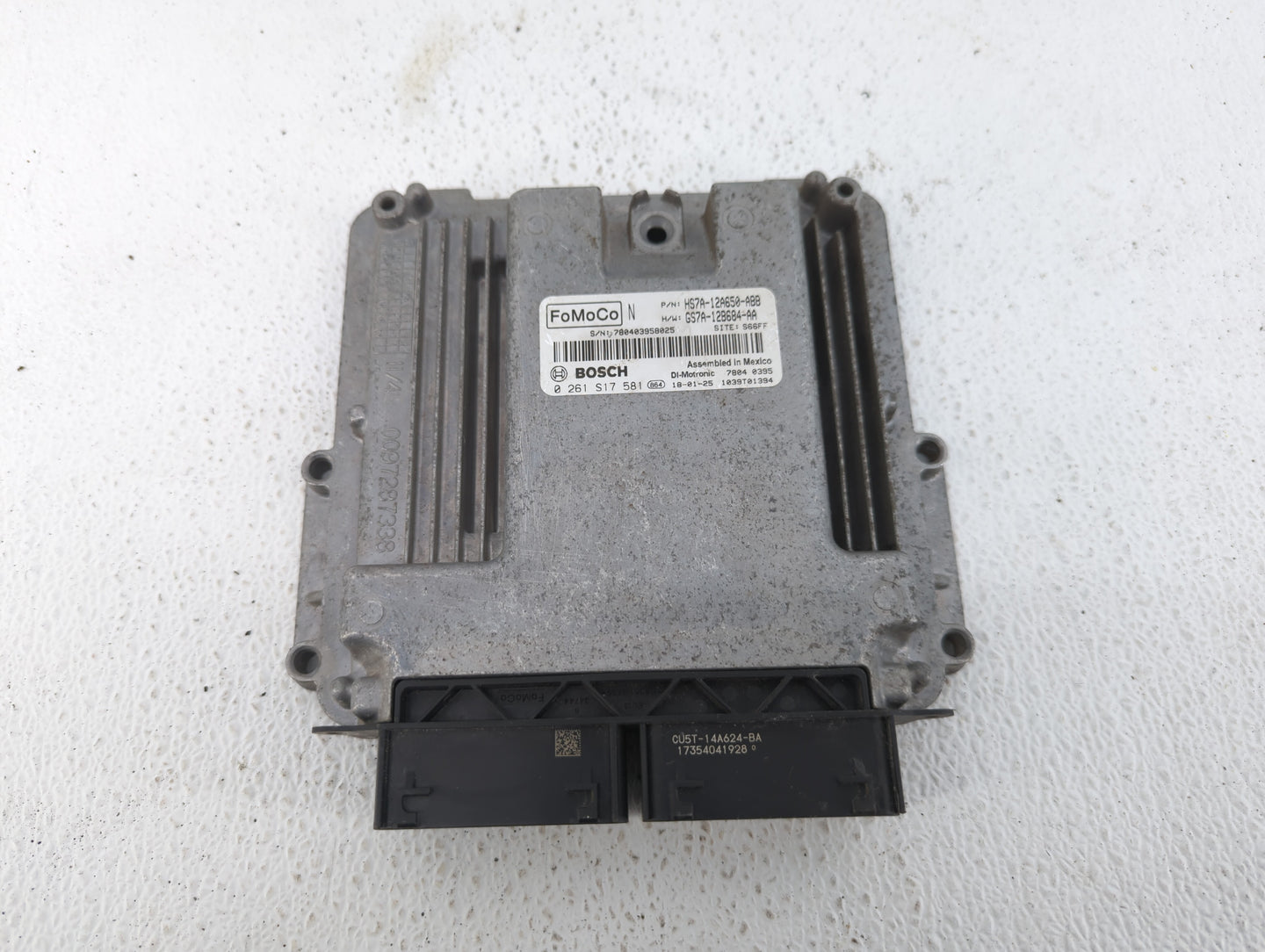 2017-2019 Ford Fusion PCM Engine Control Computer ECU ECM PCU OEM P/N:GS7A-12B684-AA HS7A-12A650-ABB Fits Fits 2017 2018 201
