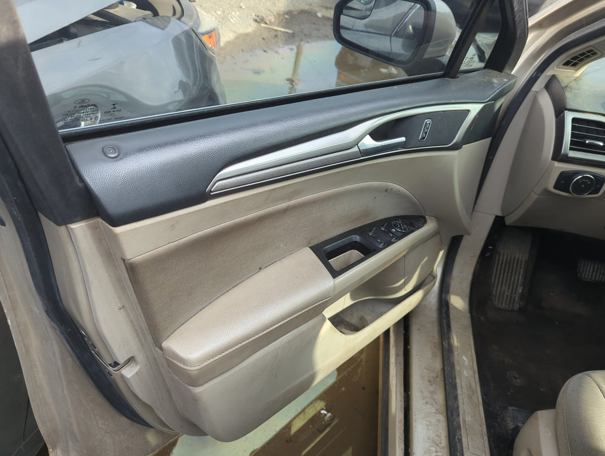 2017 Ford Fusion Front Left Driver Interior Door Panel Trim - Oemusedautoparts1.com