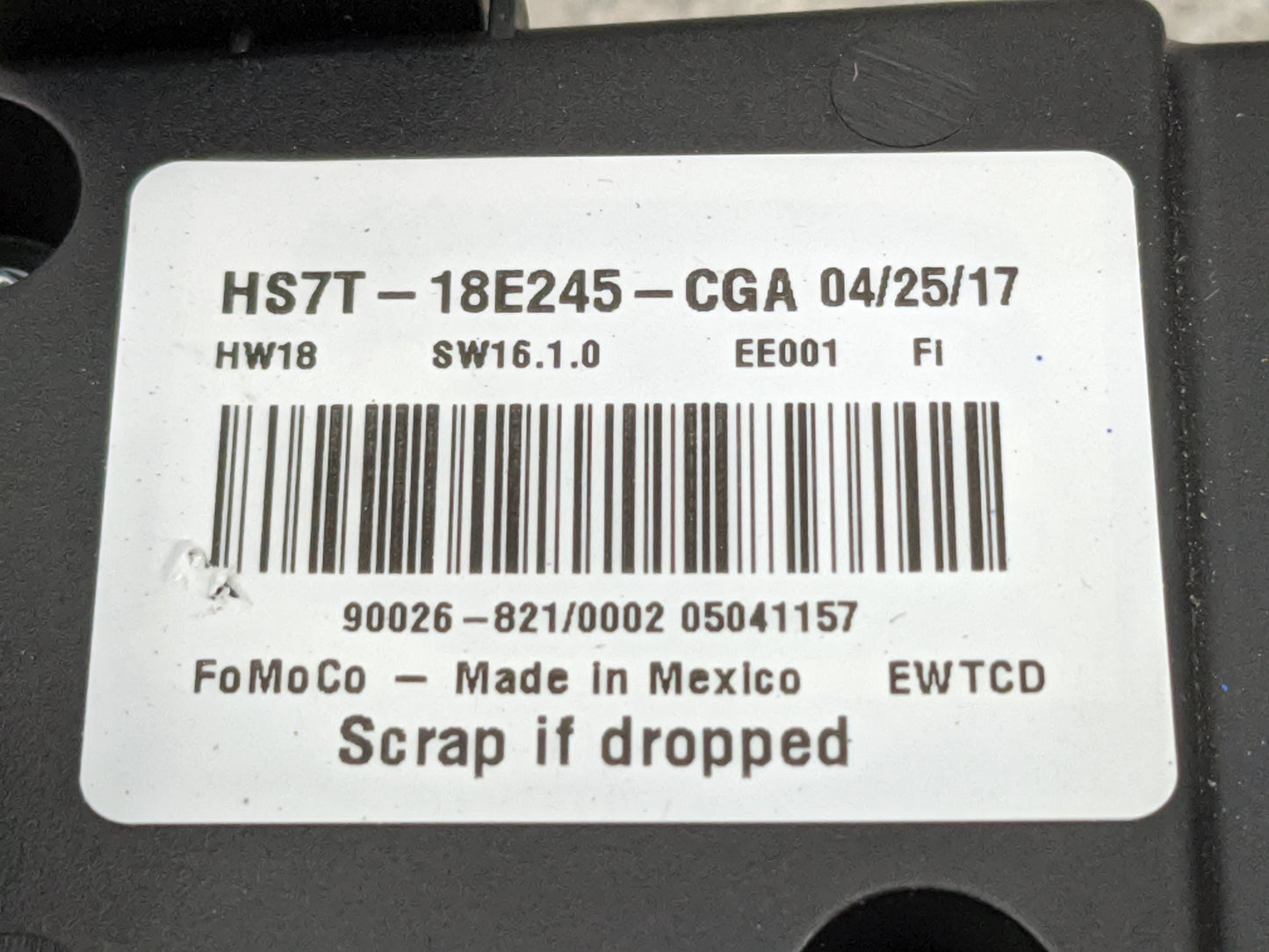 2017-2020 Ford Fusion Radio Control Panel 5030920 - Oemusedautoparts1.com