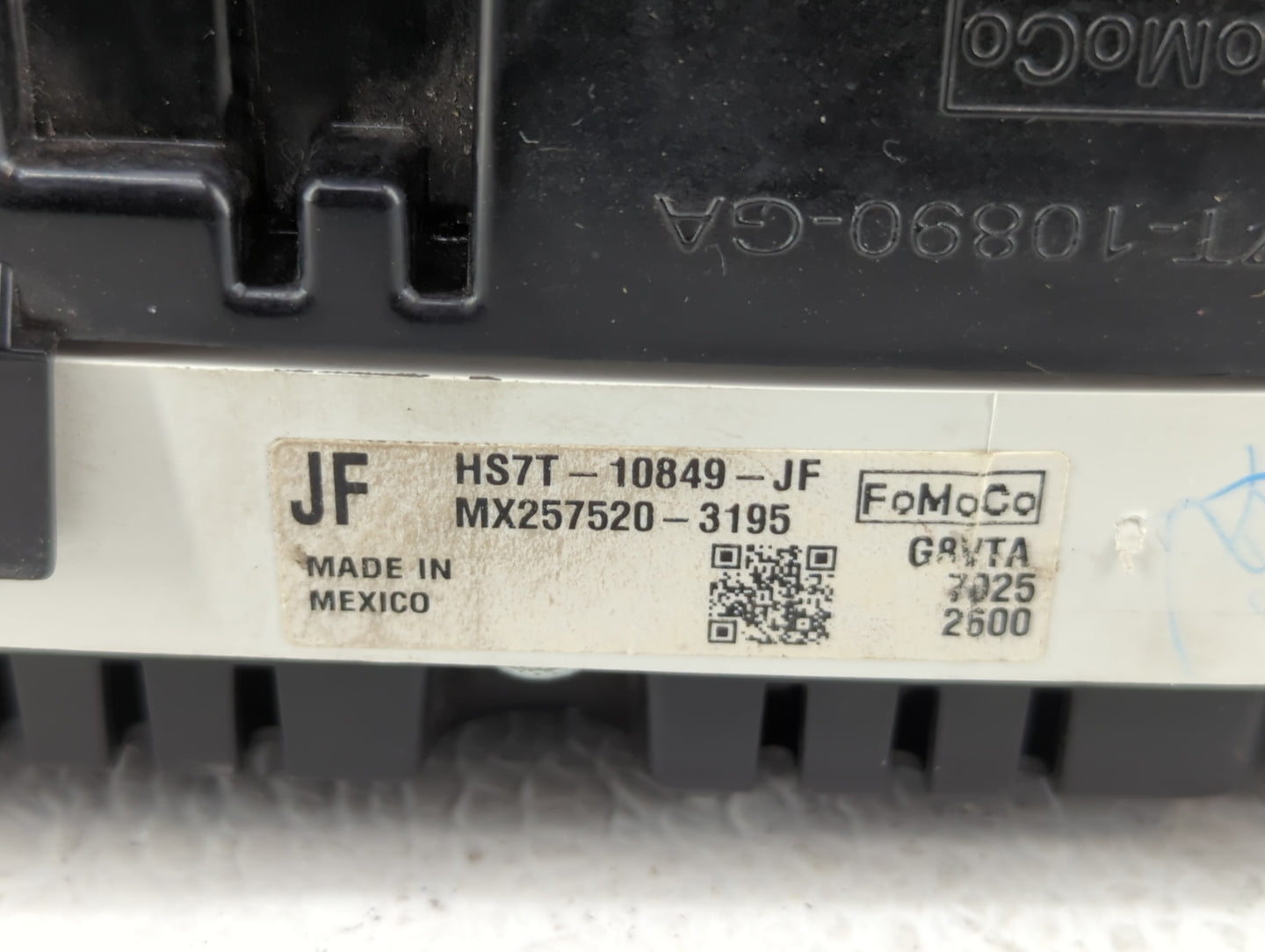 2017 Ford Fusion Instrument Cluster Speedometer Gauges P/N:HS7T-10849-JF Fits OEM Used Auto Parts - Oemusedautoparts1.com