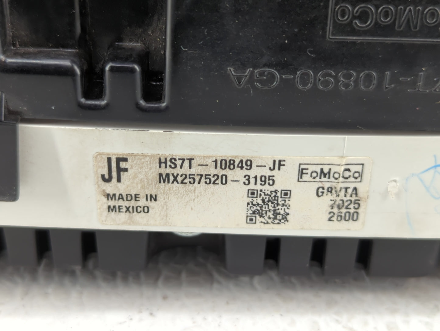 2017 Ford Fusion Instrument Cluster Speedometer Gauges P/N:HS7T-10849-JF Fits OEM Used Auto Parts - Oemusedautoparts1.com
